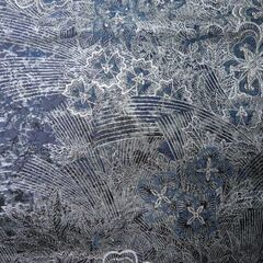 帯 和装 長さ(約)212㎝ 着物 薫風麗花文 青系 和服 仕立て上がり