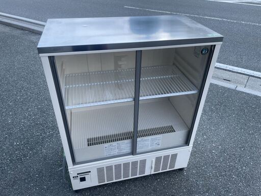 ☆中古品 ホシザキ小形冷蔵ショーケース SSB-85CTL2 2013年 100V 172L 850ｘ450ｘ1080ｍｍ 動作問題なし ドリンク 厨房☆
