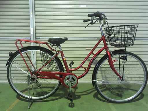 自転車 27インチ 6段変速（中古 061） 鍵付き LEDライト 【公式通販】