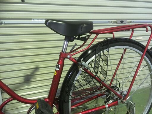 ﾒｰｶｰ不明 自転車 GF4L68450 中古品 3段ギア・ライト・カギ付き 折りたたみ自転車 16インチ コンパクト フロントライト カギ 玄関先