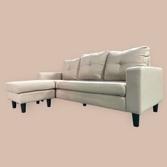 オットマン付☆ソファー☆ベージュ色♪美中古品