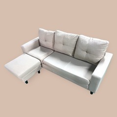オットマン付☆ソファー☆ベージュ色♪美中古品