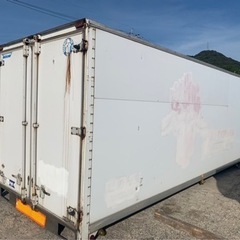 No.657 保冷バン 4ｔ 車  アルミ 箱 バイク 倉庫 トラック コンテナ 米 保管庫 物置 DIY