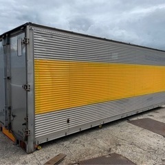 No.659 アルミバン 4ｔ ロング 車 アルミ 箱 バイク 倉庫 トラック コンテナ 米 保管庫 物置 DIY