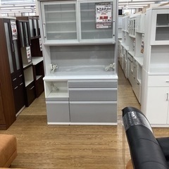 KJ-23【新入荷 リサイクル品】オープンキッチンボード 白×グレー