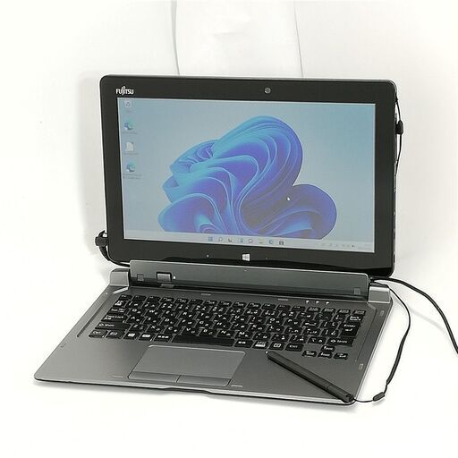 保証付 日本製 高速SSD Wi-Fi有 11.6型 タブレット 富士通 Q616/P 中古良品 第6世代 CoreM 4GB 無線 Webカメラ Windows11 Office