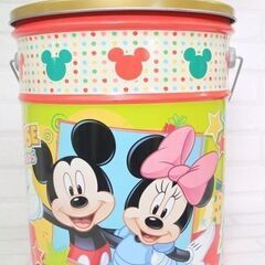R68★　ディズニー Disney　ミッキー　スツール缶　座面ク...