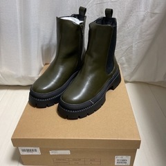 【新品】Chico  チコ サイドゴアストレッチミドルブーツ　フ...