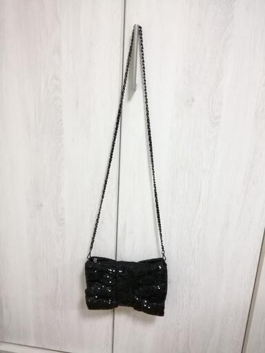 未使用近い美品。ANTEPRIMA  2way スパンコール ショルダーバッグ