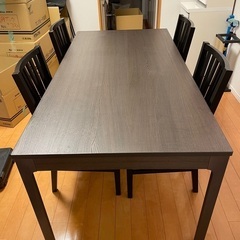 IKEA ダイニングテーブル　ダイニングチェア