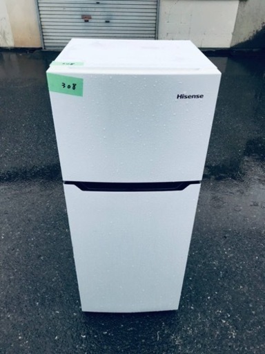 ✨2019年製✨308番 Hisense✨冷凍冷蔵庫✨HR-1201‼️