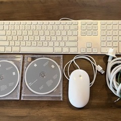 Apple 純正キーボード　マウス　有線 USB テンキー付き　...