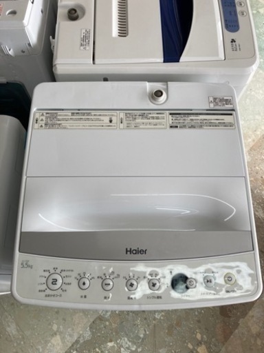 ハイアール 5．5kg全自動洗濯機 オリジナル ホワイト JW-C55BE-W リサイクルショップ宮崎屋住吉店22.10.7F