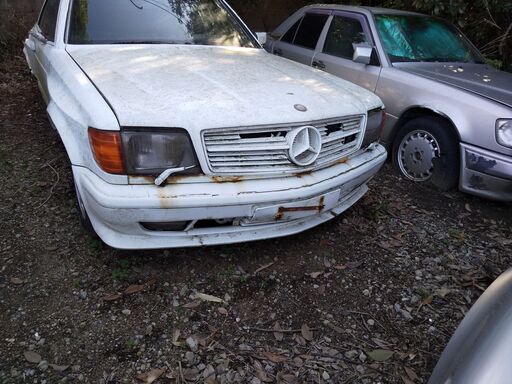メルセデス∸ベンツ126-380SEC-部品取り車両販売 悲しかっ 