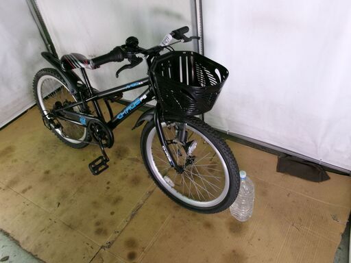 C271☆8500円☆整備済み 中古子供自転車 ジュニアMTB ブラック【22