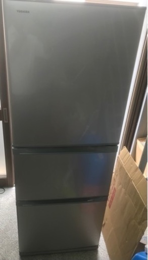 動作OK TOSHIBA 東芝 冷凍冷蔵庫 GR-R33S 2019年製 3ドア E000