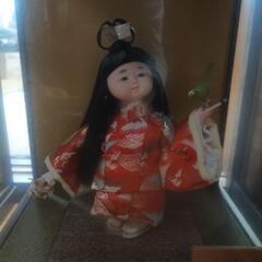 日本人形わらべ 置物 無料