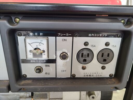 新ダイワ ガソリンエンジン発電機 EGR2600 26A 60Hz 100V 単相 エンジン整備済
