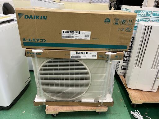 ★未使用品★DAIKIN F28ZTES 2.8kw 10畳 リモコン付 ルームエアコン 100V エアコン