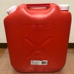 【値下げ】灯油ポリタンク　18L 赤色