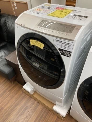 ドラム式洗濯機　HITACHI BD-SV110FL