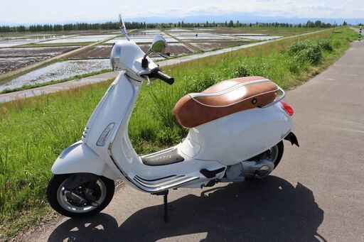 Vespa Primavera 125 おしゃれカスタムシート 自賠責付 走行6570km ベスパ プリマベーラ 原付二種 125cc