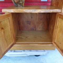 屋久杉　飾り棚/違い棚/サイドボード/和家具　中古