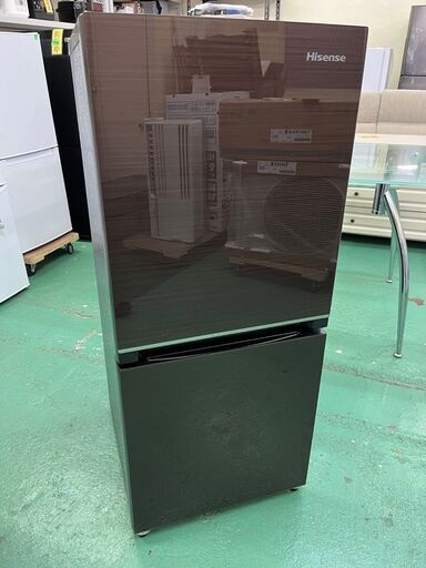 ★Hisense★HR-G13B 2D冷蔵庫 2021年 ハイセンス 134L ガラストップ キッチン 生活家電