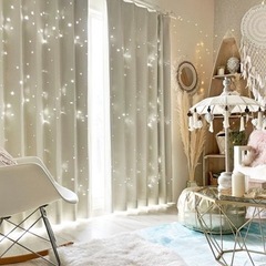 遮光カーテン　レースカーテン