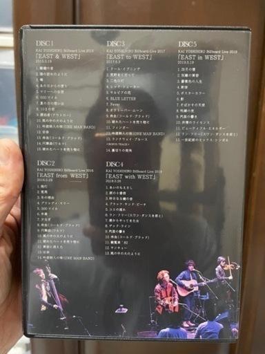 KAY YOSHIHIRO DVD 5枚セット Billboard LIVE 2015-2019