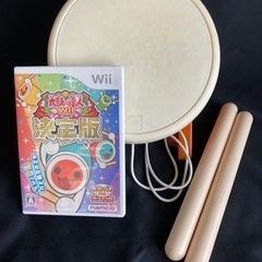 🎮 取引完了【早い者勝ち】太鼓の達人 Wii 決定版 太鼓とバチ...