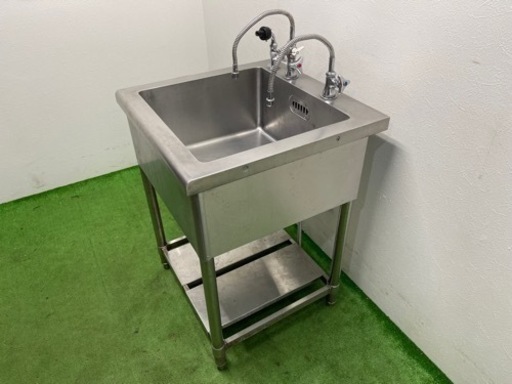 業務用 ステンレス 1槽シンク流し台 飲食店 厨房