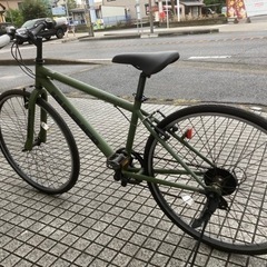 【HUMMER】700x32c 7段変速付き　美品❗️サドル、グリップ新品❗️若林自転車　唐崎店　SALE中❗️