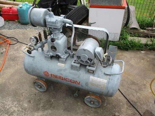 コンプレッサー 100v 日立ベビコン 0.75U-7T