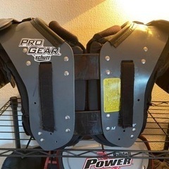 美品】アメフト ショルダー シャット PRO GEAR OL DL用 M