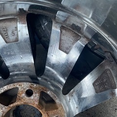 完売しました！17インチメッキアルミホイール5穴&スタッドレス×2+スパイクタイヤ×2中古