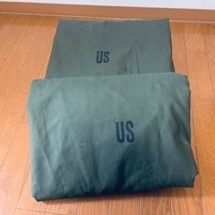 済【USパップテント　軍幕】ファスナー加工済