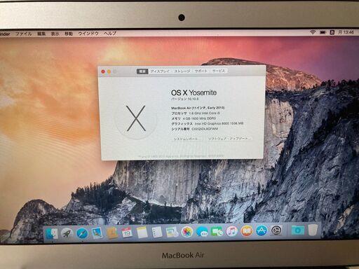 8日－10日限定値引き MacBook Air (11-inch/Mid 2012/A1465/Core i5 3317U)