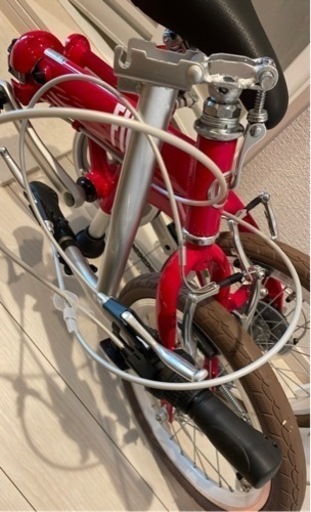 フィアットFIAT DAHON 14インチ折りたたみ自転車　完売品　ほぼ未使用 フィアットFIAT DAHON 14インチ折りたたみ自転車 完売品 ほぼ未使用