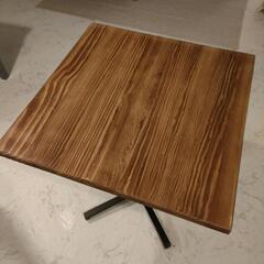 カフェ風♪パイン材テーブル正方形(60cm×60cm)高さ…