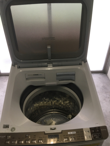 メール便指定可能 SHARP 洗濯乾燥機 洗濯機 8.0kg 穴なし槽 ES-GX8A