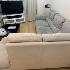 4人掛けリクライニング付きソファ