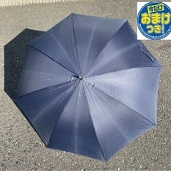 傘 約65cmサイズ 錆や錆汚れあり 透明のビニール傘プレゼント