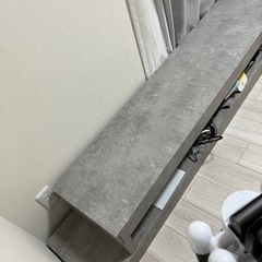 コンクリート調　テレビ台　ローテーブル　ディスプレイ