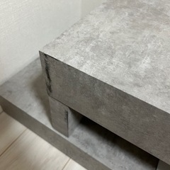 コンクリート調　テレビ台　ローテーブル　ディスプレイ