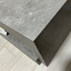 コンクリート調　テレビ台　ローテーブル　ディスプレイ