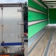 No.660 アルミバン 4ｔ車 ロング  アルミ 箱 バイク 倉庫 トラック コンテナ 米 保管庫 物置 DIY