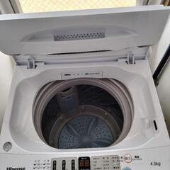 Hiense の洗濯機です。２ヶ月しかまだ使いません。ほうぼう新...