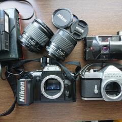 カメラ Nikon F-401x レンズ2本、ペンタックス SP...
