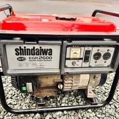 停電、アウトドア等に！発電機 新ダイワEGR2600 50Hz コンセント2個口